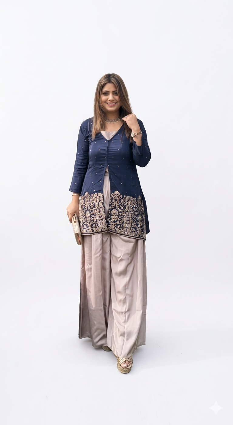 Midnight Bloom Co-ord Set