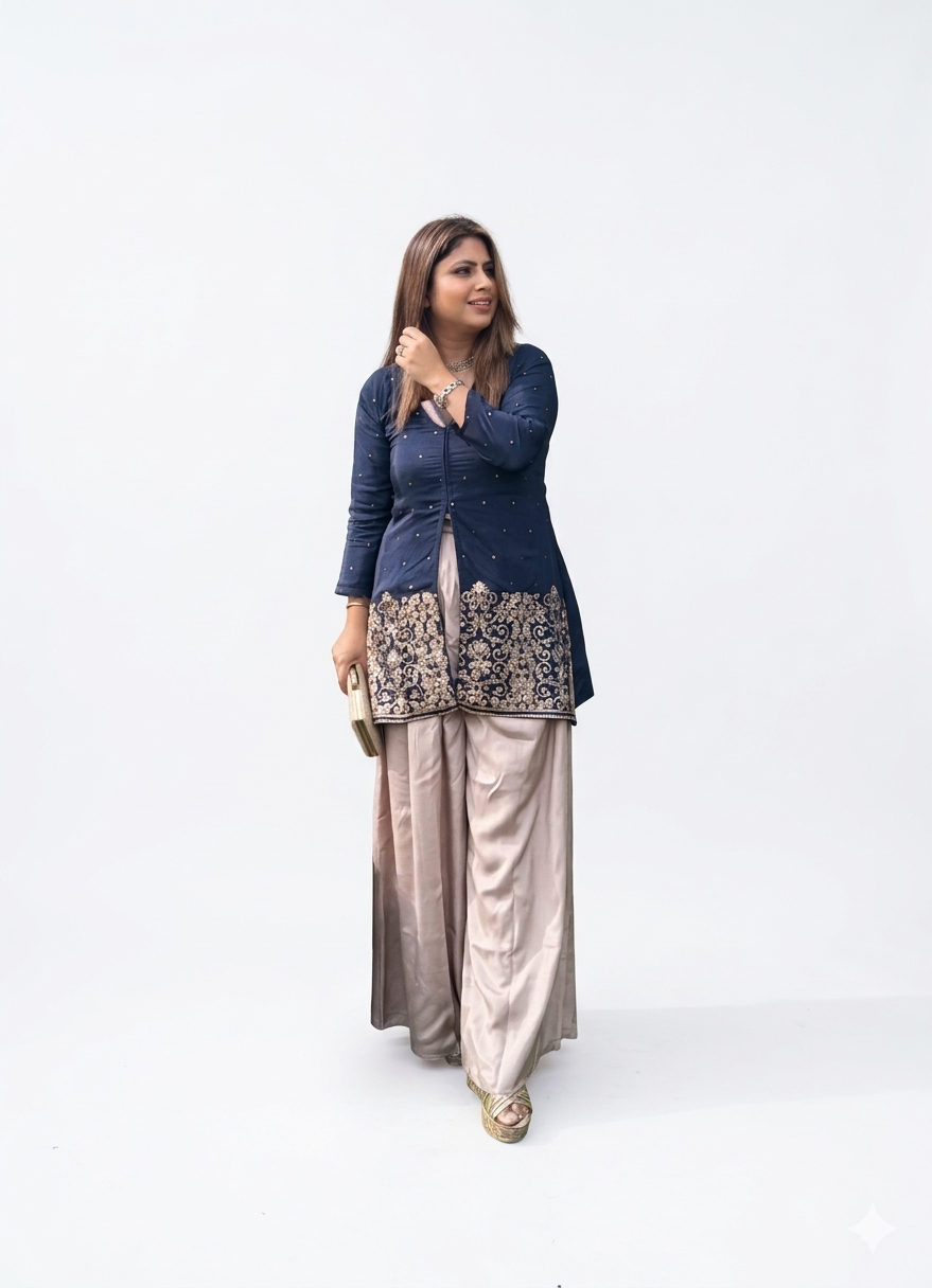 Midnight Bloom Co-ord Set